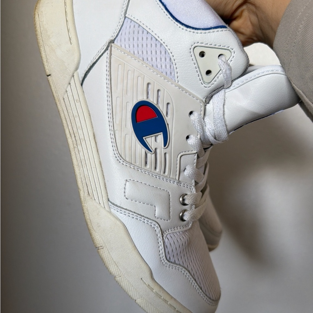 Champion White and Blue Men's Sneakers